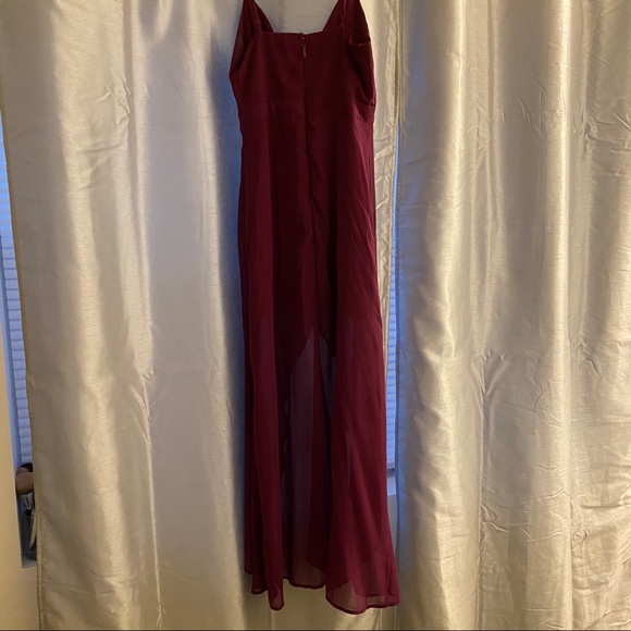 Purple High/Low Dress - Picture 5 of 11